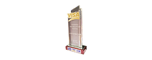 Granted the 2004's 'Outstanding Retail Sales Volume - Gold Prize' by VISA International