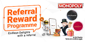 Referral Reward Programme – Up to HK$3,000 upon 10 successful inMotion account opening referrals
